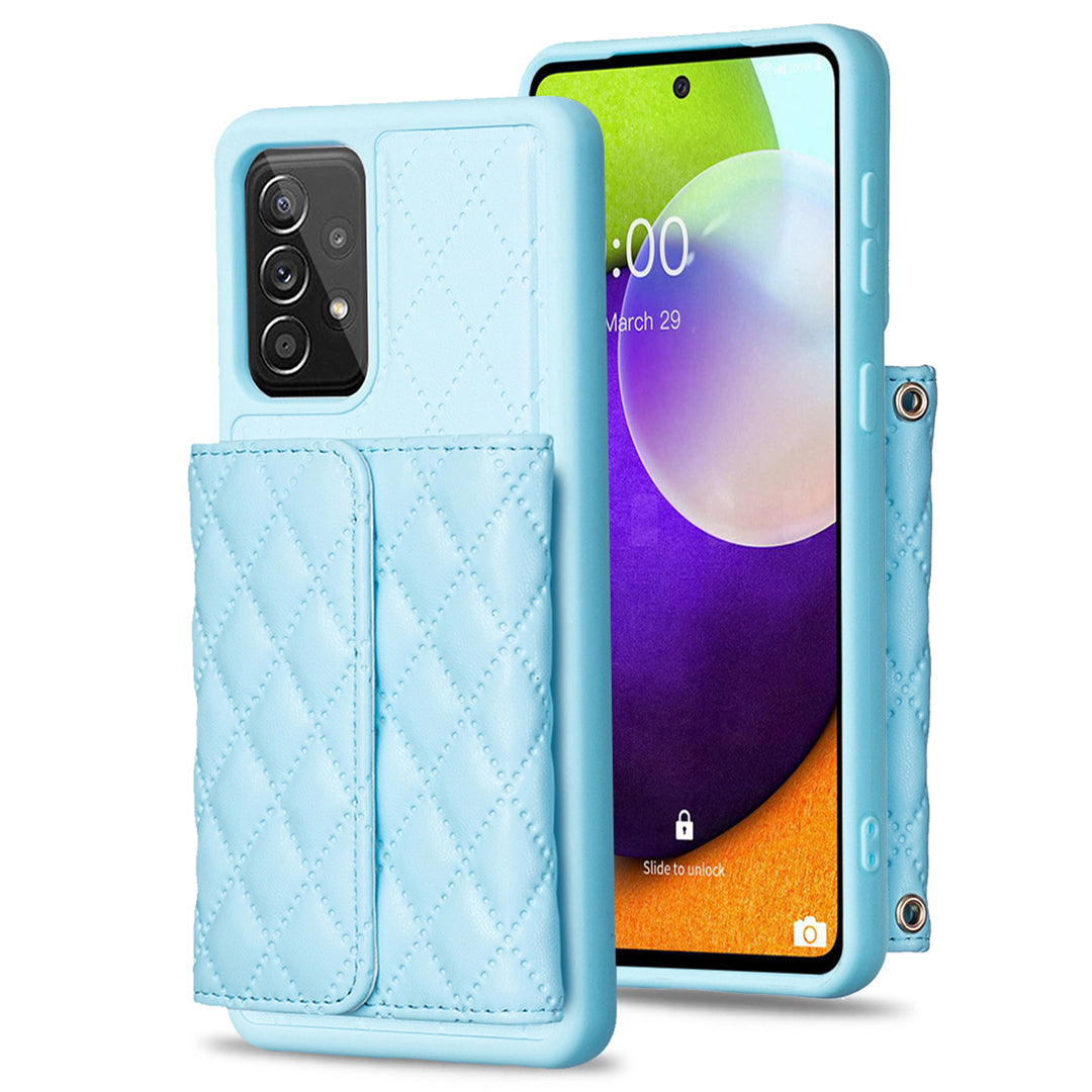 BF23-Style For Samsung Galaxy A52s 5G / A52 5G / 4G Phone Case Horizontal Card Holder Kickstand PU Leather TPU Cover BF23-Style For Samsung Galaxy A52s 5G / A52 5G / 4G Phone Case Horizontal Card Holder Kickstand PU Leather TPU Cover
